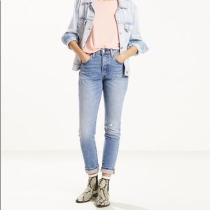 Levi’s 501 Stretch Skinny Jeans- Post Modern Blues